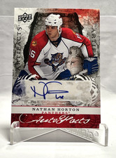 Nathan Horton 2008-09 Artifacts Hockey Auto Facts #AFNH Florida Panthers