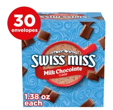 Swiss Miss Milk Chocolate Flavored Hot Cocoa Mix, 1.38 oz., 30-Count Envelopes