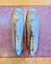 vintage women's wooden shoe lasts size 6.5, circa 1960's private collection