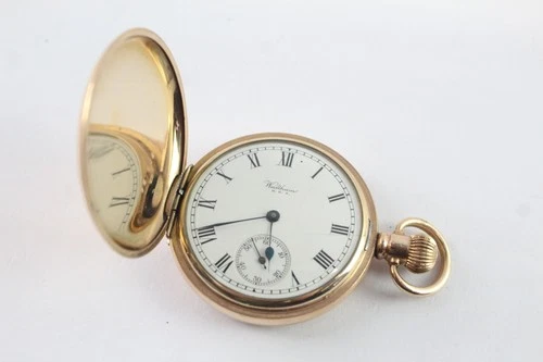 Vintage Waltham Rolled Gold Pocket Watch Hand-Wind WORKING