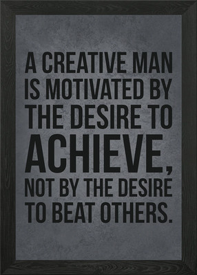 Desire To Achieve Gerahmtes Wandbild Poster Leinwanddruck Bild