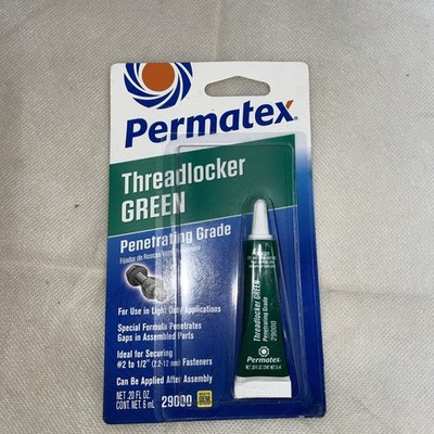 Permatex 29000 Threadlocker Green Penetrating Grade 6mL Thread Locker