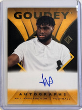 Will Anderson AUTO~RC Upper Deck Goudy 2023 Goodwin Champions Rookie Autograph