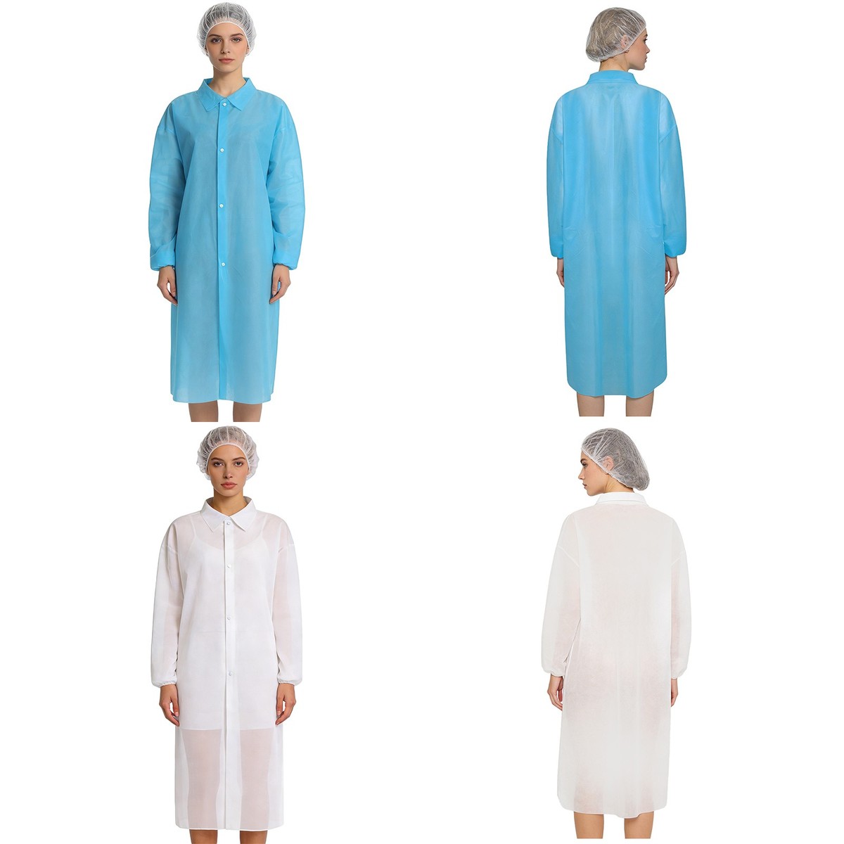 Women Adult Jacket Workshop Visit Lab Coats Hospital Coat Non