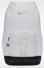Nike Varsity Elite Backpack 32L White Gold Black HM9965-100