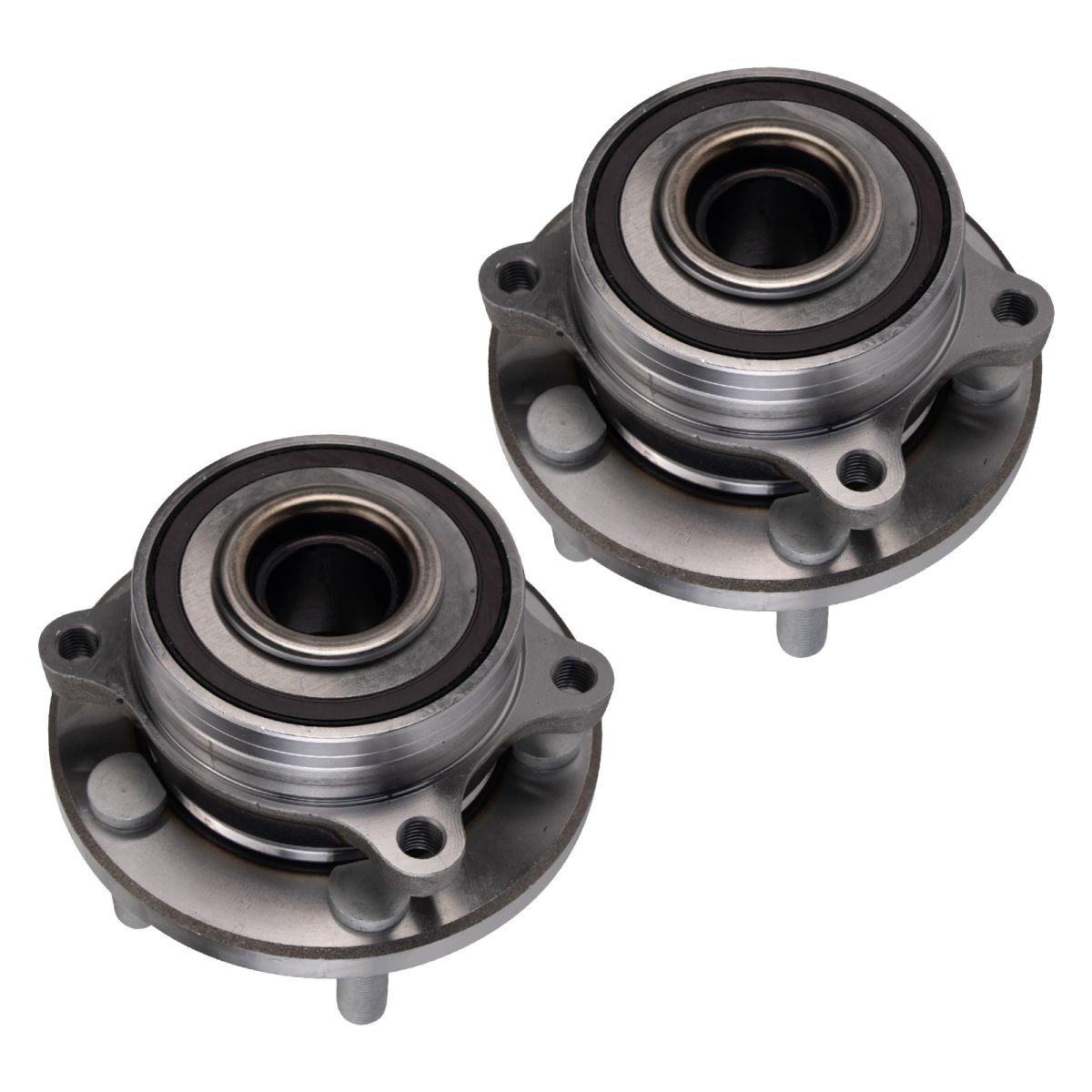 TRQ Front Wheel Hub Bearings Set For 2017-2020 Ford GT 2018-2020 Mustang