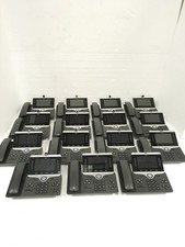 Lot of 15 Cisco CP-8845-K9 IP Video Business Phones w/Handsets, FREE SHIPPING