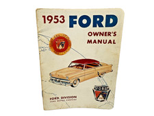 1953 Ford Owners Manual booklet in color #369...