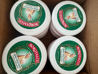 Borotalco Velvety Body Cream 150ml (5.07 floz), Made in Italy, Factory Sealed