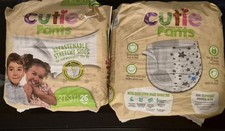 2 Packs 26ct ea Cutie Pants Size 2T-3T Training Pullups For Boys And Girls Stars