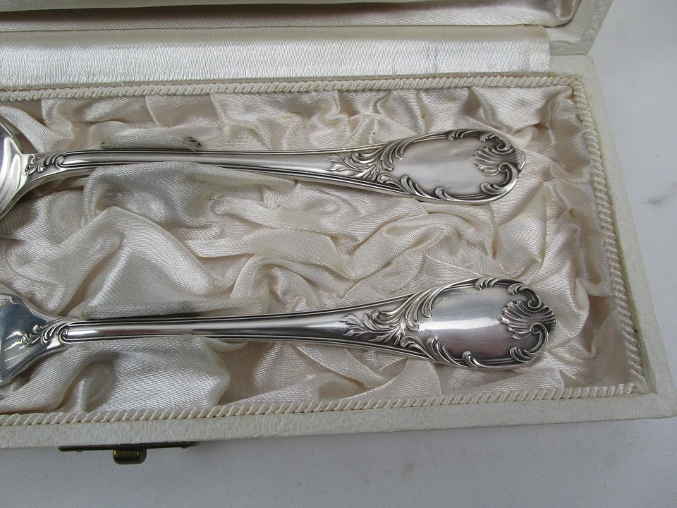 Christofle - Modell : Marly - Besteck - 2 Teile / Gabel & Löffel - 20,5 cm - Bild 4 von 4