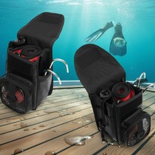 Side Mount Dive Pouch Long-Lasting Nylon Side Mount Pouch D-Attachment Loop