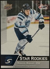 Maxim Masse Rookie 2022-23 Upper Deck CHL Star Rookies #354 (RC) Anaheim Ducks
