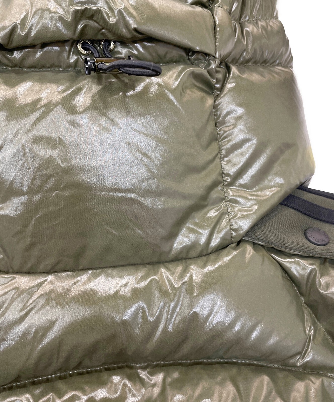 MONCLER/adidas BEISER DOWN JACKET Olive Size: 1 thumbnail 9