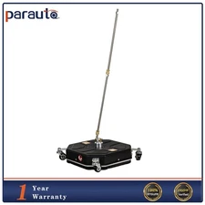16" Pressure Washer Surface Cleaner 3600 PSI w/ 4 Wheels & 2 Extension Wands