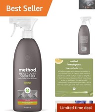 28 Oz Plant-Based Degreaser Spray – Cuts Tough Grease, Fresh Lemongrass Scent 0.47 per fl oz