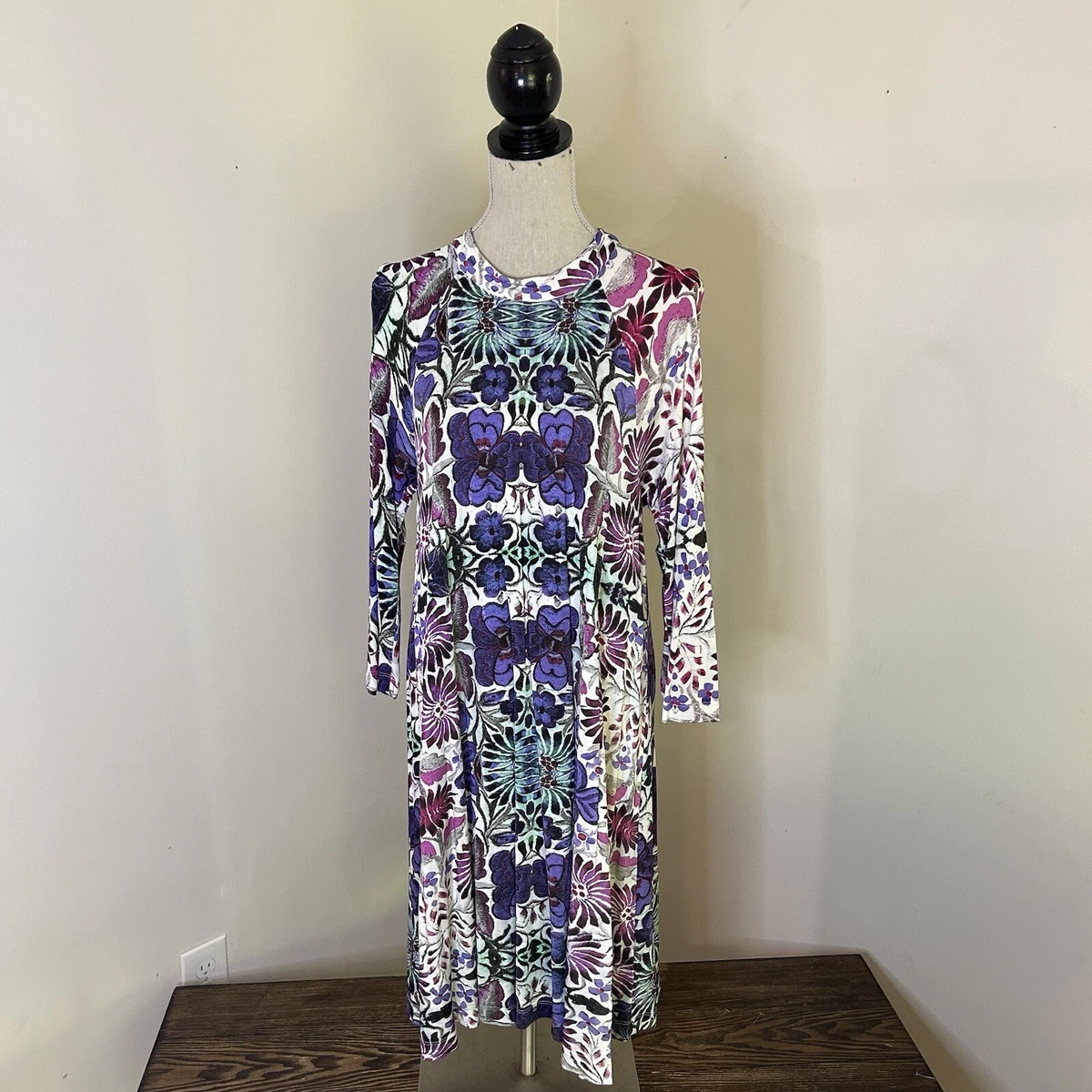 Free people purple floral dress cheap
