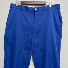 Peter Millar pants Mens 35x32 Blue Raleigh Performance Golf Trousers MA22EB77FB