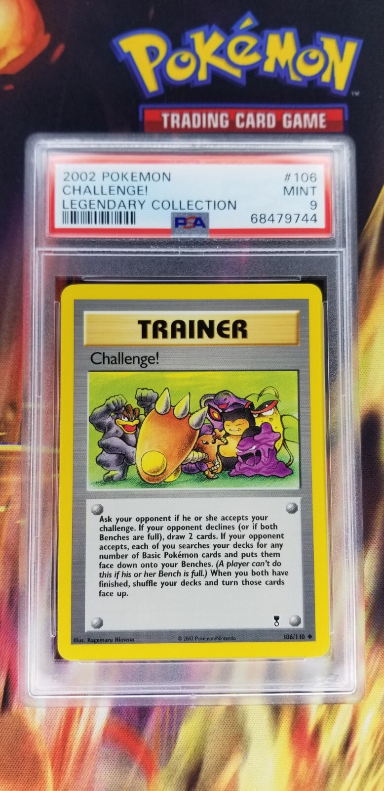2002 Pokemon Legendary Collection Challenge! #106/110 PSA MINT 9