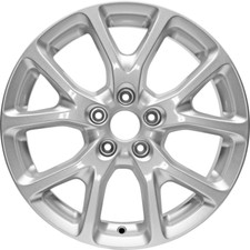 New 17 X 7 Silver Alloy Replacement Wheel Rim 2014-2018 For Jeep Cherokee