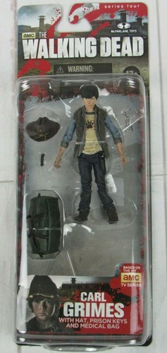 The Walking Dead Series 4 Carl Grimes Action Figure, McFarlane Toys