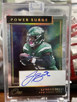 2019 Panini One Power Surge Le Veon Bell SP On Card Auto 1/10 Sealed