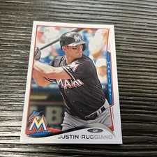 2014 Topps Series 1 Miami Marlins Baseball Card #271 Justin Ruggiano