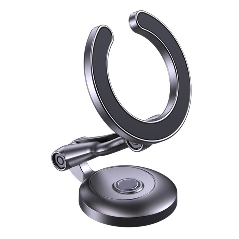 Shakeproof Rotating Car Phone Mount with Secure Attachment-image