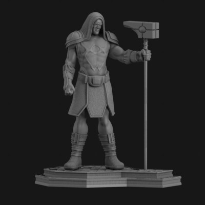 Ronan  Resin Sculpture Statue Model Kit  Marvel Unpainted/Unassembled