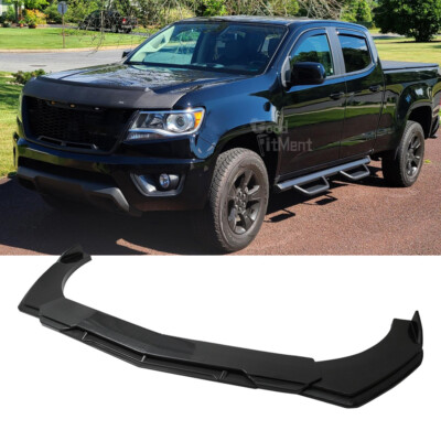 For Chevrolet Colorado Carbon Fiber Front Bumper Lip Splitter Spoiler