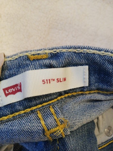 Levi's 511 Slim Fit Boys Classic Blue Jeans Size 4,5,6,7 New - Picture 6 of 15