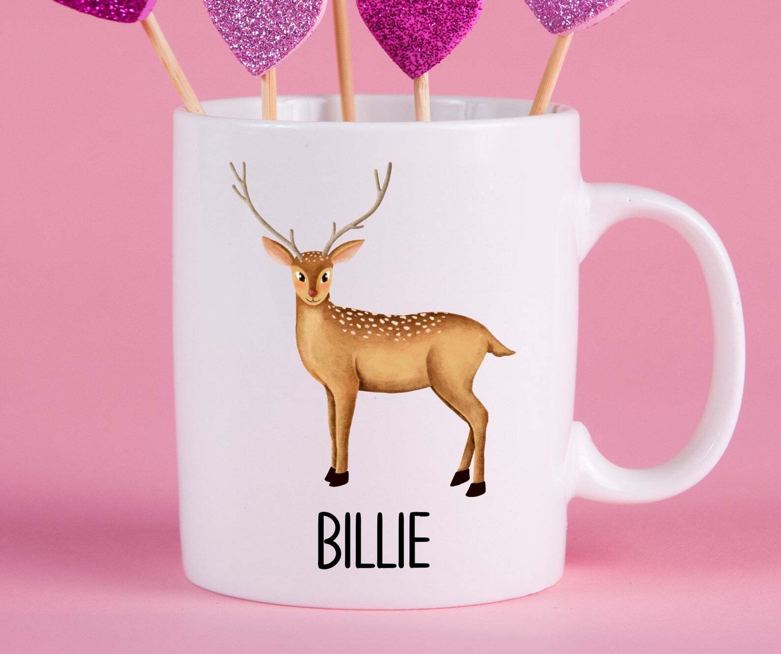 Personalized Deer Mug Deer Gift Ideas Deer Cup Gifts For Deer Lovers Deer