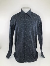 GIVENCHY for Chesa - Geometric Made in British HONG KONG Mens XL / XXL Shirt
