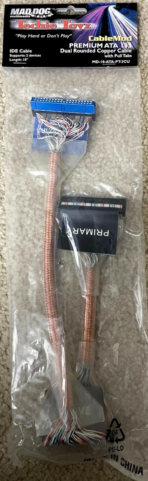 Mad Dog Premium ROUNDED ATA133 IDE/EIDE cable NEW IN PACKAGE - Image 4 of 4