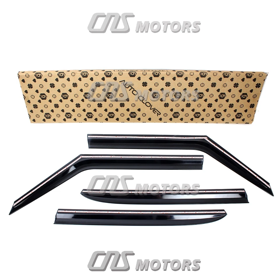 Smoked Window Sun Vent Visor Rain Guards 4pcs for 2015-2019 Kia Soul Foto 3 de 4