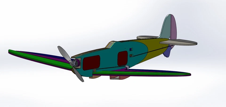 CAUSEMANN Spitfire "Big Shocky" Shockflyer Parkflyer