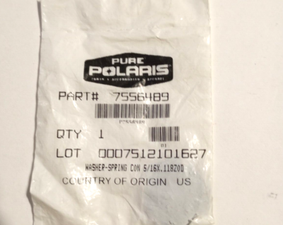 Polaris Spring Washer 5/16X.118 NOS 7556489 Qty. 2 (L-3072) | eBay