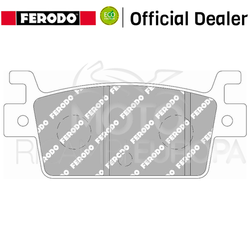 Paire Plaquette De Frein RMS Arrière Frittées Honda Rebel 300 2017