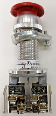 ALLEN BRADLEY 800H-DP6A PUSH BUTTON SER. C TYPE 7 & 9 HEAVY DUTY