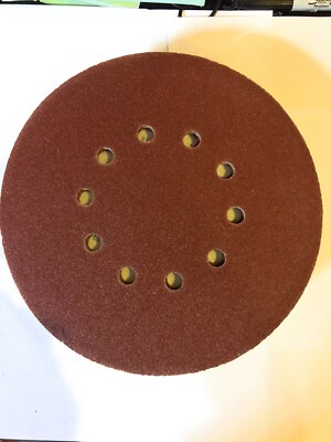 9'' inch 10 Hole Sanding Disc, 150 grit, 10 Pack, Hook &loop for Disc Sanders