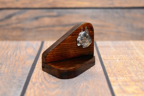 Boxer - Wooden Candle Holder With The Image Of A Dog, Art Dog DE - 第 3/4 張圖片