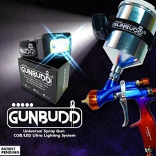 Spray Gun LED Light Painting Tool - Gunbudd Light That Fits For All Spray Guns!
