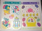 Vintage Eureka Paper Lot 2 Easter Window Clings Window Decor Visible both sides￼