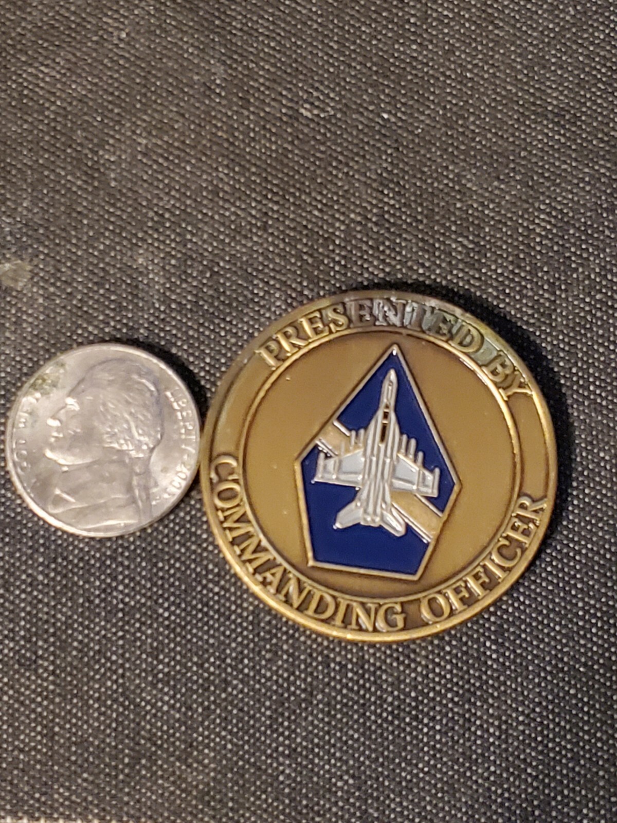 Fighting 32 SWORDSMAN US Navy Challenge Coin RARE-image
