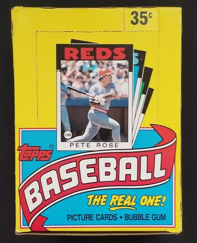 1986 Topps Baseball Unopened Wax Box 
