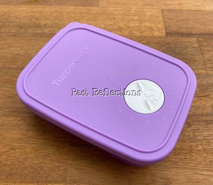 TUPPERWARE FREEZERMATES FREEZER CONTAINER 250ml LILAC PURPLE SMALL 1 WITH DIAL - Image 3 of 4