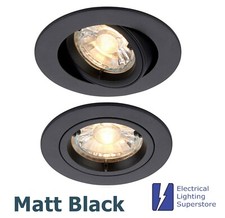 FIXED OR TILT DIE CAST TWIST LOCK GU10 MAINS 240V DOWNLIGHT RECESSED SPOTLIGHT