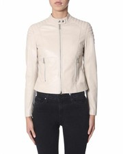 Bnwt Belstaff Mollison In Ash Rose Pink Nappa Leather & Bag £850 Size Uk 6 It 36