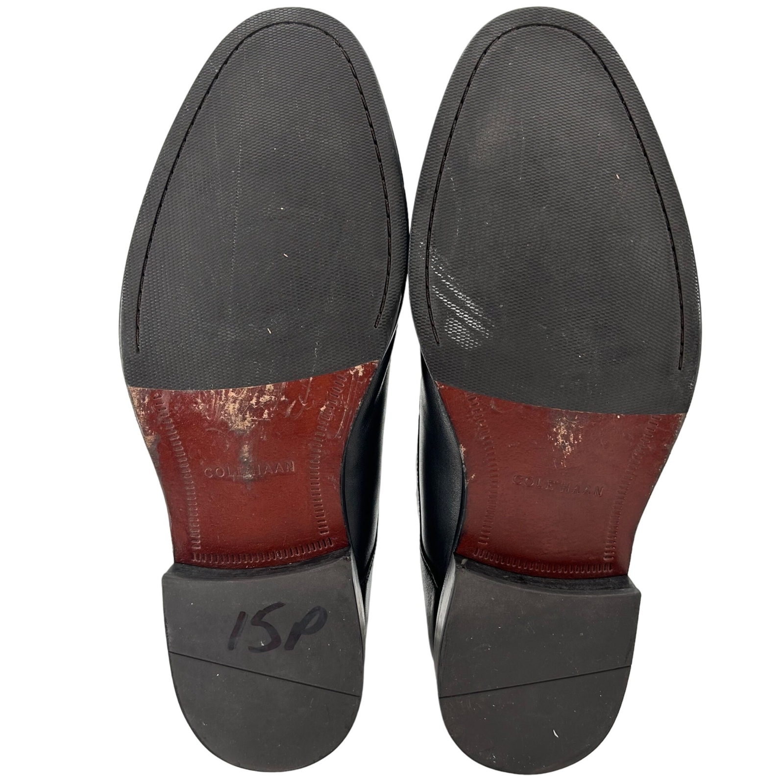 SAOLA Scarpe eleganti Cole Haan da uomo taglia 11 5 W in pelle nera punta liscia Derby Oxford 44 5