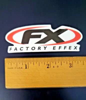 FX Factory Effex Sticker Vinyl Decal Dirt Bike Racing BMX Motorsports 3.5'' X 1''
